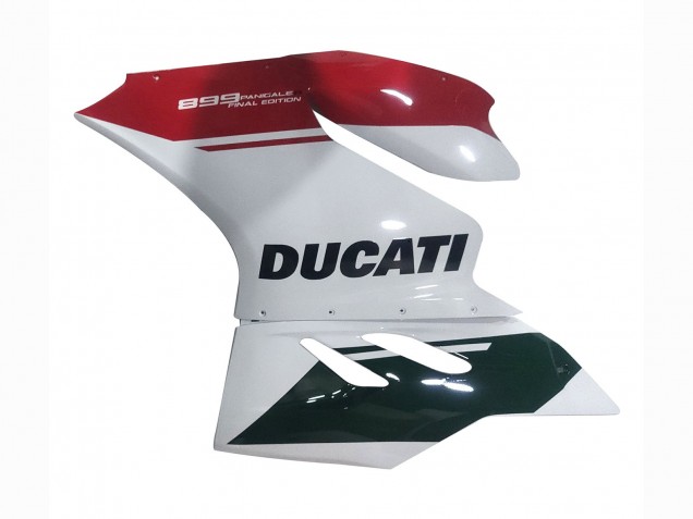 Carenados Moto Ducati Panigale 899 2011-2014 - Blanco Rojo Negro Brillante Fábrica