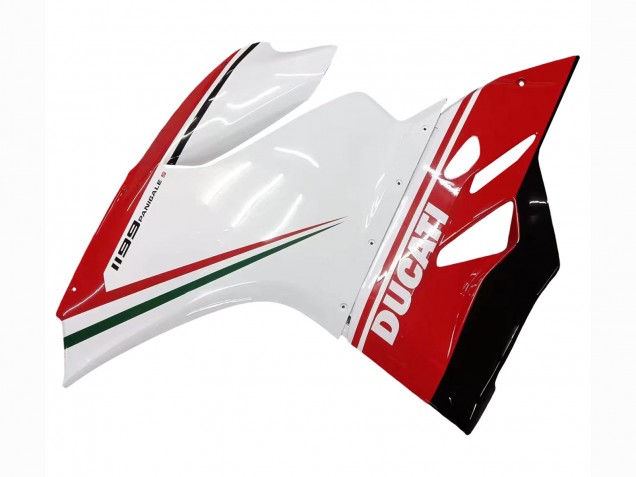 Carenados Moto Ducati 1199 2011-2014 - Blanco Rojo Verde Negro Brillante Fábrica