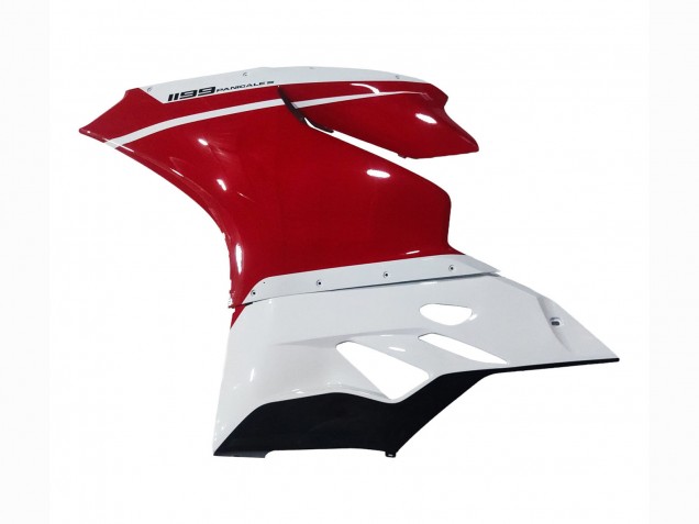 Carenados Moto Ducati 1199 2011-2014 - Blanco Rojo Negro Brillante Fábrica