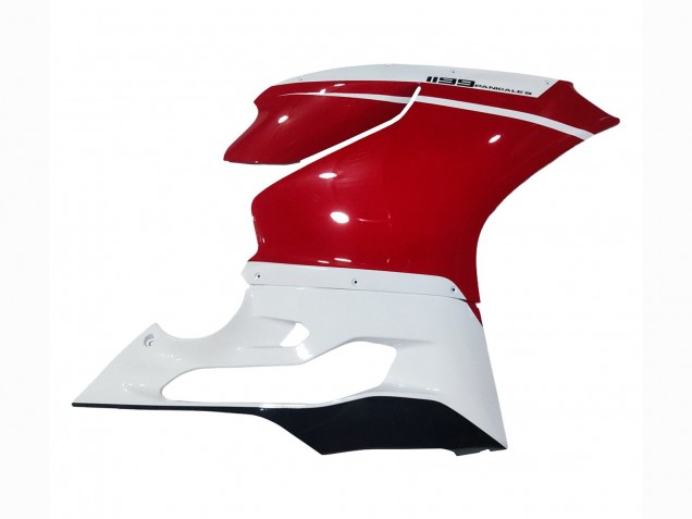 Carenados Moto Ducati 1199 2011-2014 - Blanco Rojo Negro Brillante Fábrica