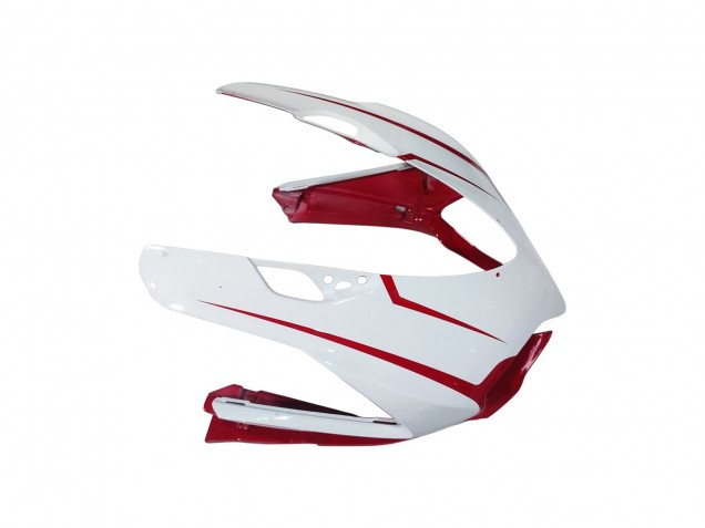 Carenados Moto Ducati 1199 2011-2014 - Blanco Rojo Negro Brillante Fábrica