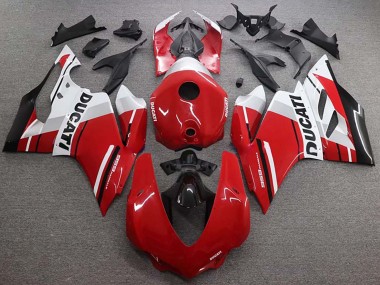 Carenado Moto Ducati 959 2015-2020 - Blanco Rojo Negro Brillante Fábrica