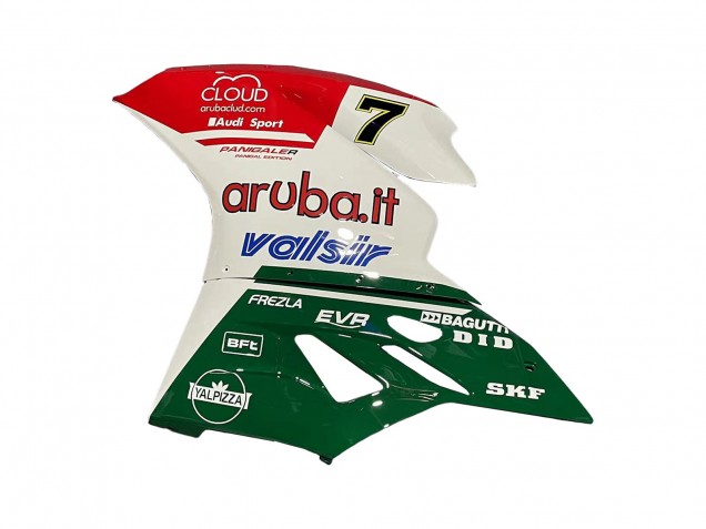 Carenados Moto Ducati 959/1299 2015-2020 - Blanco Rojo Verde Valsir Fiamm 7 Fábrica