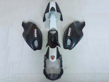 Carenados Moto Ducati Monster 696 796 1100 1100S 2008-2012 - Blanco Negro Mate Fábrica