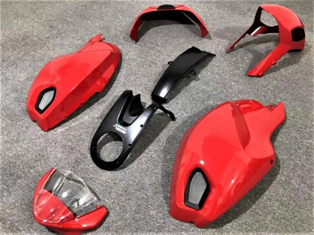 Carenados Moto Ducati Monster 696 796 1100 1100S 2008-2012 - Rojo Fábrica