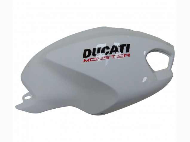 Carenados Moto Ducati Monster 696 796 1100 1100S 2008-2012 - Blanco Rojo Negro Brillante Fábrica