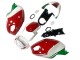 Carenado Moto Ducati Monster 696 796 1100 1100S 2008-2012 - Blanco Rojo Verde Fábrica