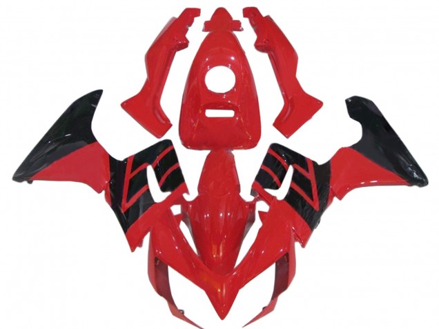 Carenados Moto Honda CBR125R 2002-2006 - Rojo Negro Brillante Raya Fábrica