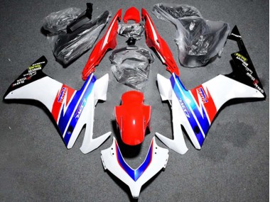 Carenado Moto Honda CBR500R 2013-2015 - Blanco Rojo Azul HRC Fábrica