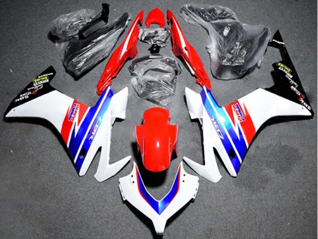 Carenado Moto Honda CBR500R 2013-2015 - Blanco Rojo Azul HRC Fábrica