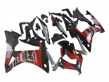Carenados Moto Honda CBR500R 2013-2015 - Rojo Plata Negro Brillante Fábrica