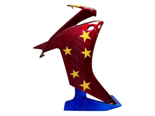 Carenados Moto Honda CBR500R 2013-2015 - Rojo Azul Amarillo Estrella Fábrica