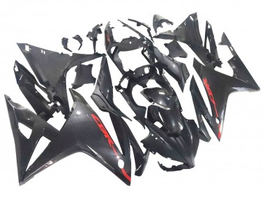 Carenados Moto Honda CBR500R 2016-2018 - Negro FibraCarbono Rojo Fábrica