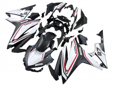 Carenados Moto Honda CBR500R 2016-2018 - Blanco Rojo Negro Mate Fábrica