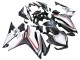Carenados Moto Honda CBR500R 2016-2018 - Blanco Rojo Negro Mate Fábrica