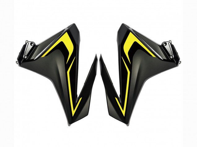 Carenados Moto Honda CBR500R 2022-2023 - Negro Mate Amarillo Fábrica
