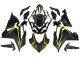 Carenados Moto Honda CBR500R 2022-2023 - Negro Mate Amarillo Fábrica