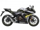 Carenados Moto Honda CBR500R 2022-2023 - Plata Amarillo Negro Brillante Fábrica