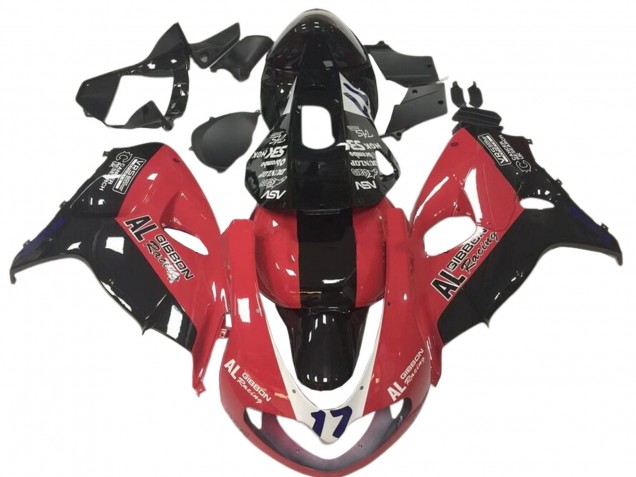 Carenados Moto Suzuki TL1000R 1998-2003 - Rojo Negro Carrera 17 Fábrica