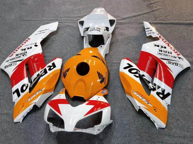 Carenados Moto Honda CBR1000RR 2004-2005 - Blanco Naranja Negro Rojo Repsol Fábrica