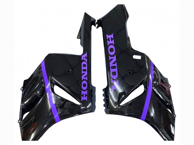 Carenados Moto Honda CBR1000RR 2004-2005 - Negro Brillante Púrpura Raya Fábrica