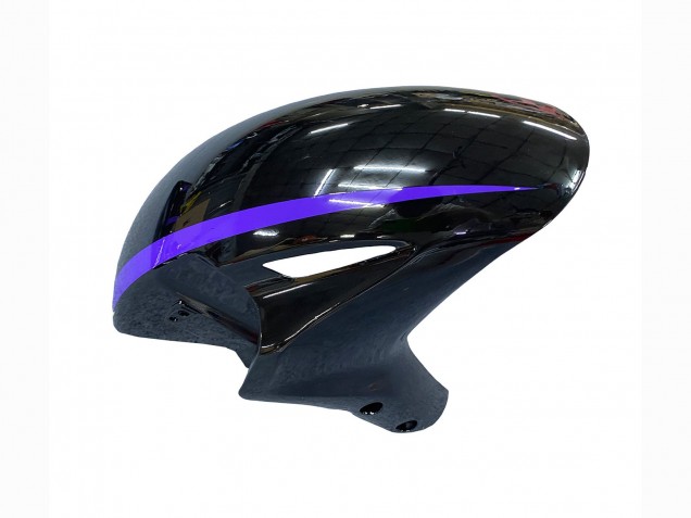 Carenados Moto Honda CBR1000RR 2004-2005 - Negro Brillante Púrpura Raya Fábrica