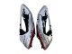 Carenados Moto Honda CBR1000RR 2004-2005 - Plata Negro Brillante Rojo Raya Fábrica