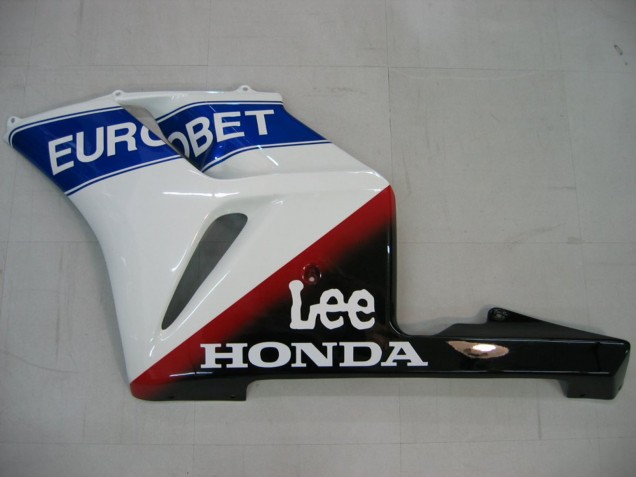 Carenados Moto Honda CBR1000RR 2004-2005 - Blanco Azul Rojo Negro Brillante Estrella EuroBet Lee Fábrica