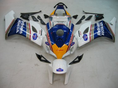 Carenados Moto Honda CBR1000RR 2004-2005 - Blanco Azul Oro Rothmans Fábrica