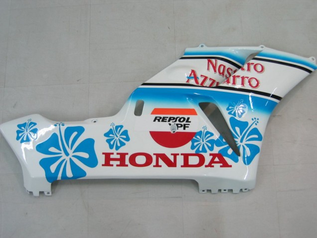 Carenados Moto Honda CBR1000RR 2004-2005 - Blanco Azul Nieve Nastro Azzurro 46 Fábrica