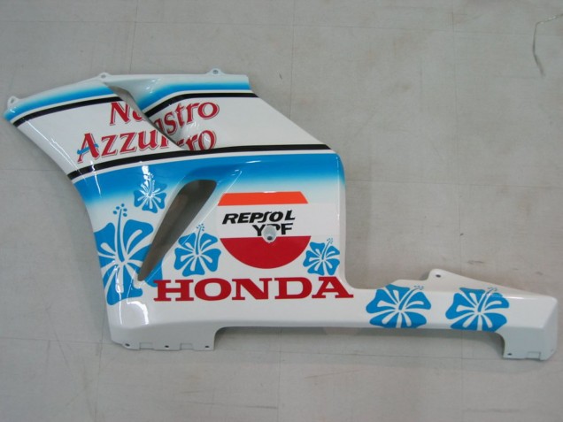 Carenados Moto Honda CBR1000RR 2004-2005 - Blanco Azul Nieve Nastro Azzurro 46 Fábrica