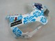 Carenados Moto Honda CBR1000RR 2004-2005 - Blanco Azul Nieve Nastro Azzurro 46 Fábrica