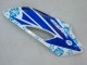 Carenados Moto Honda CBR1000RR 2004-2005 - Blanco Azul Nieve Nastro Azzurro 46 Fábrica