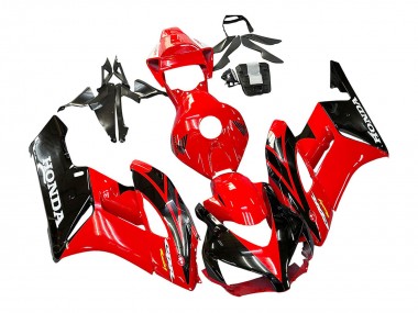 Carenados Moto Honda CBR1000RR 2004-2005 - Rojo Negro Brillante Carrera Fábrica
