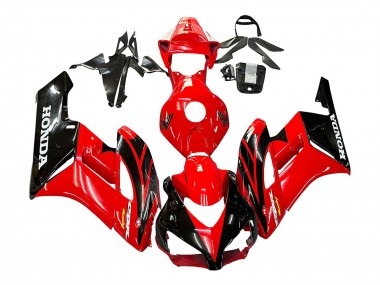Carenados Moto Honda CBR1000RR 2004-2005 - Rojo Negro Brillante Carrera Fábrica