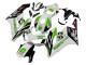 Carenados Moto Honda CBR1000RR 2004-2005 - Blanco Verde Negro Brillante Hannspree 52 Fábrica