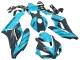 Carenados Moto Honda CBR1000RR 2004-2005 - Azul Claro Negro Brillante Fábrica