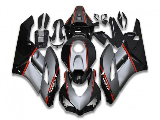Carenados Moto Honda CBR1000RR 2004-2005 - Gris Rojo Negro Brillante Fábrica