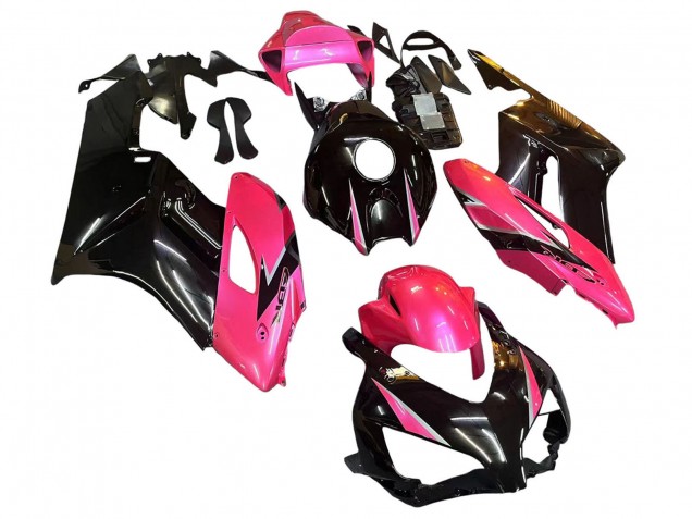 Carenados Moto Honda CBR1000RR 2004-2005 - Rosa Negro Brillante Fábrica