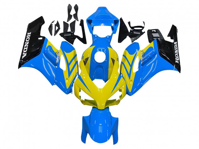 Carenados Moto Honda CBR1000RR 2004-2005 - Azul Amarillo Negro Brillante Fábrica