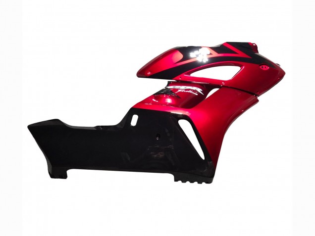Carenados Moto Honda CBR1000RR 2004-2005 - Rojo Negro Brillante Raya Fábrica