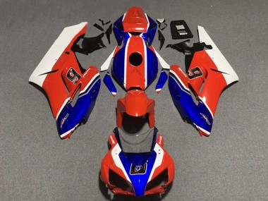 Carenados Moto Honda CBR1000RR 2004-2005 - Blanco Rojo Azul 6 Fábrica