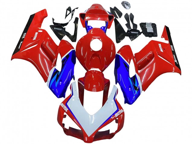 Carenados Moto Honda CBR1000RR 2004-2005 - Rojo Azul Blanco Negro Motul Fábrica