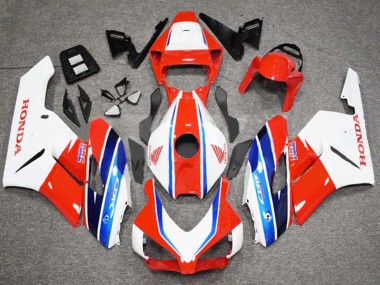Carenado Moto Honda CBR1000RR 2004-2005 - Blanco Rojo Azul HRC Fábrica
