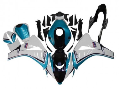 Carenados Moto Honda CBR1000RR 2008-2011 - Blanco Azul Negro Brillante Fábrica