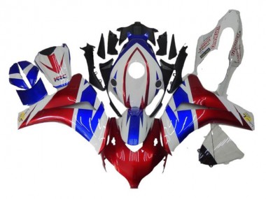 Carenados Moto Honda CBR1000RR 2008-2011 - Blanco Rojo Azul Fábrica