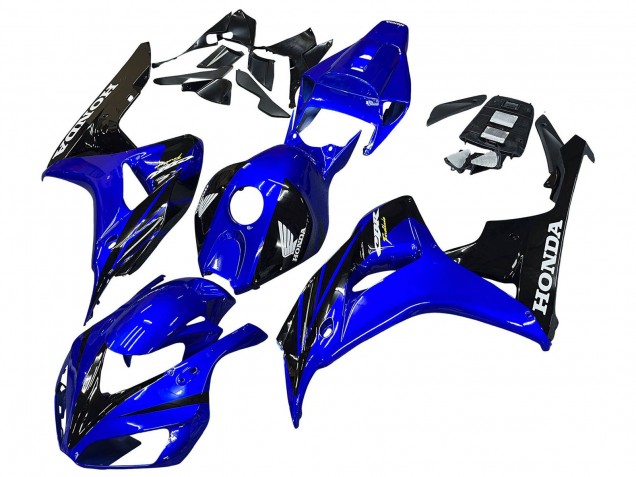 Carenados Moto Honda CBR1000RR 2006-2007 - Azul Negro Brillante Fábrica