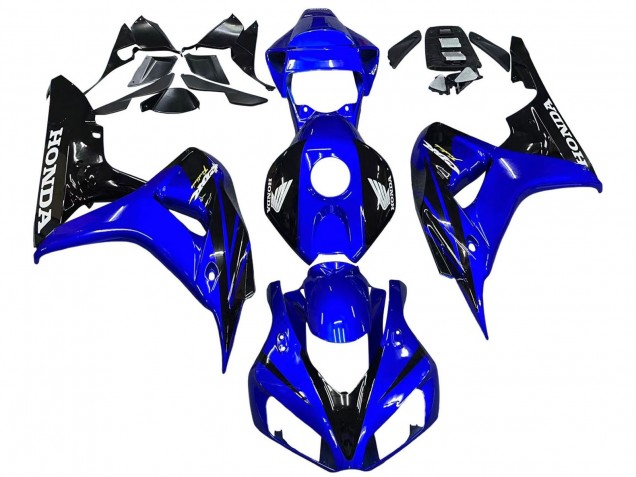 Carenados Moto Honda CBR1000RR 2006-2007 - Azul Negro Brillante Fábrica