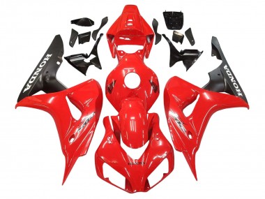 Carenados Moto Honda CBR1000RR 2006-2007 - Rojo Negro Mate Fábrica