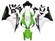 Carenado Moto Honda CBR1000RR 2006-2007 - Blanco Verde Negro Brillante Fábrica